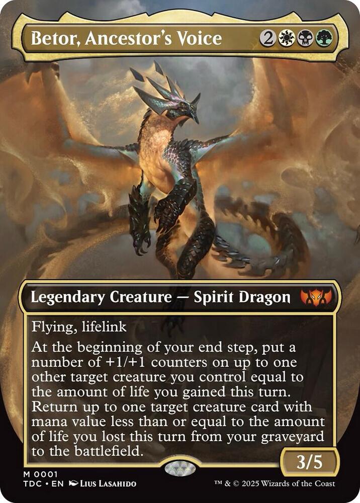 Betor, Ancestor's Voice (Borderless) [Tarkir: Dragonstorm Commander]