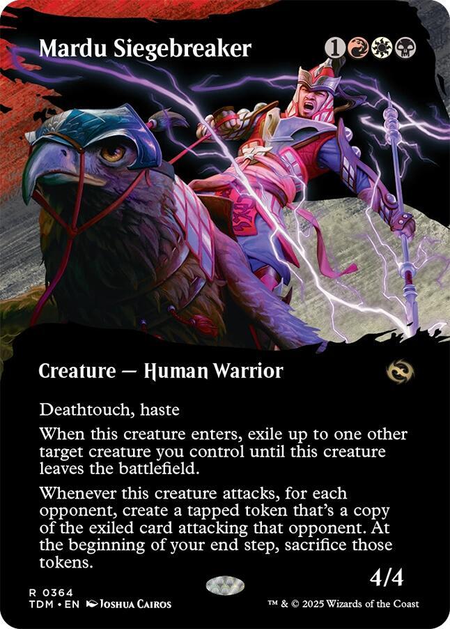 Mardu Siegebreaker (Borderless) [Tarkir: Dragonstorm]
