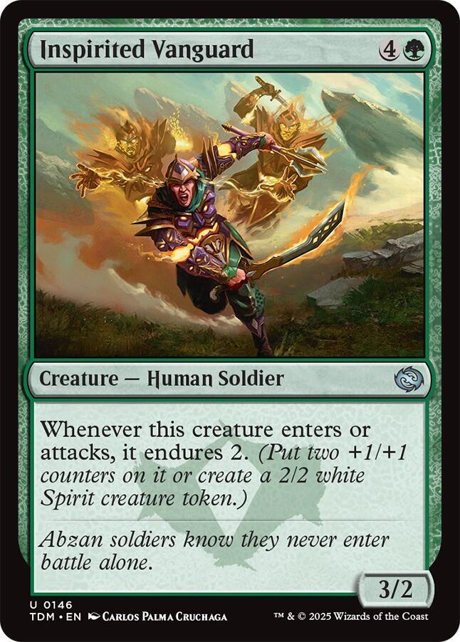 Inspirited Vanguard [Tarkir: Dragonstorm]