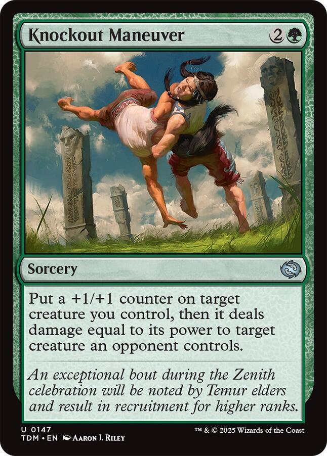 Knockout Maneuver [Tarkir: Dragonstorm]