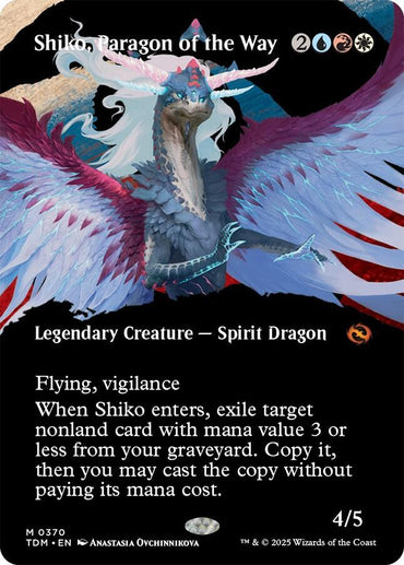 Shiko, Paragon of the Way (Borderless) [Tarkir: Dragonstorm]