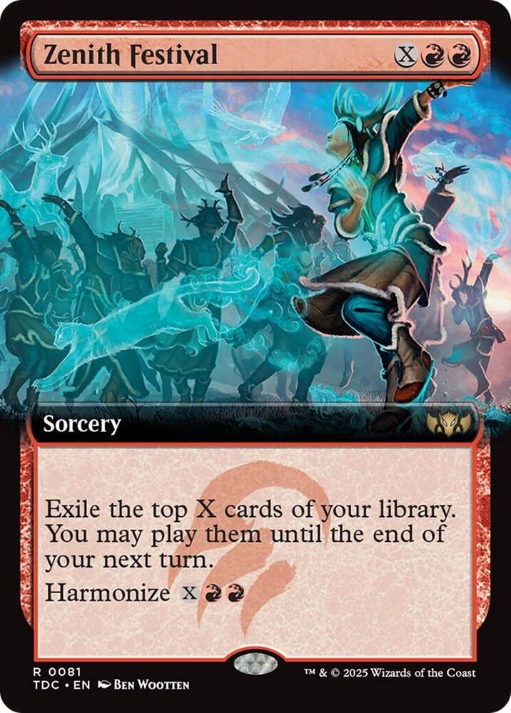 Zenith Festival (Extended Art) [Tarkir: Dragonstorm Commander]