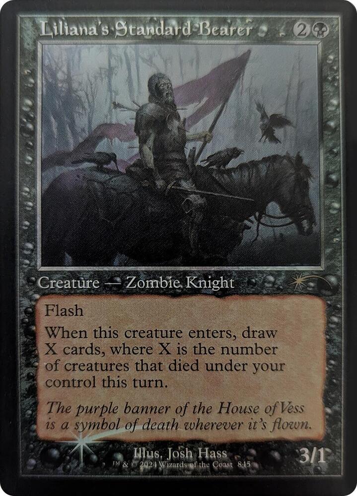 Liliana's Standard Bearer (Retro Frame) [Secret Lair Drop Series]