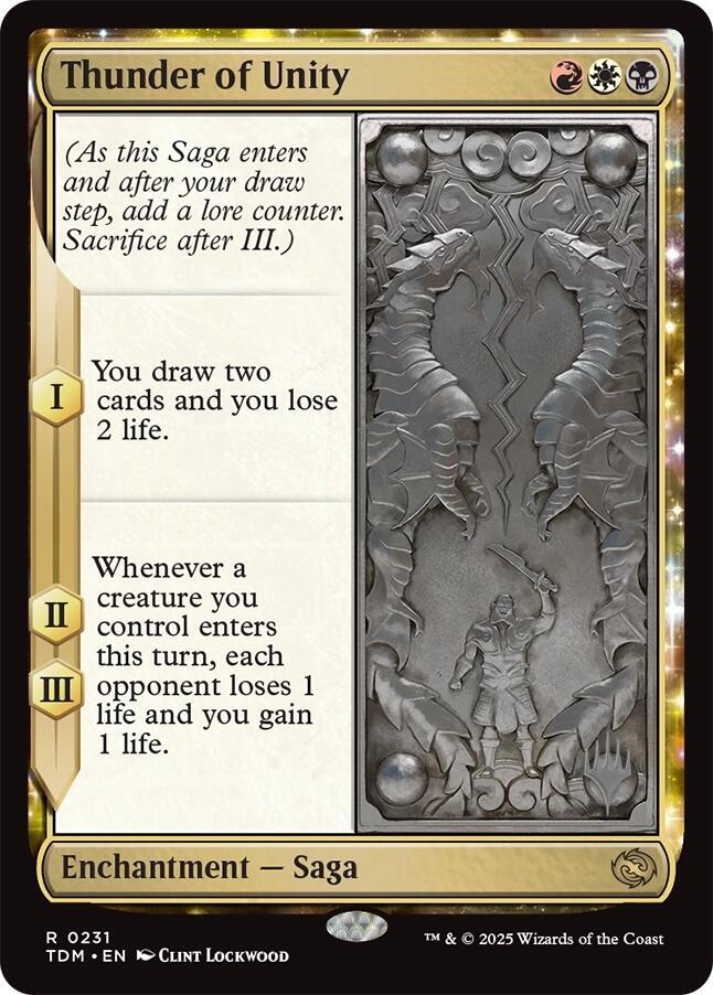 Thunder of Unity (Promo Pack) [Tarkir: Dragonstorm Promos]