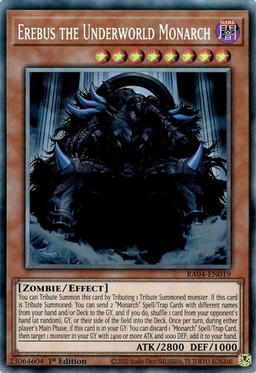 Erebus the Underworld Monarch [RA04-EN019] Prismatic Collector's Rare