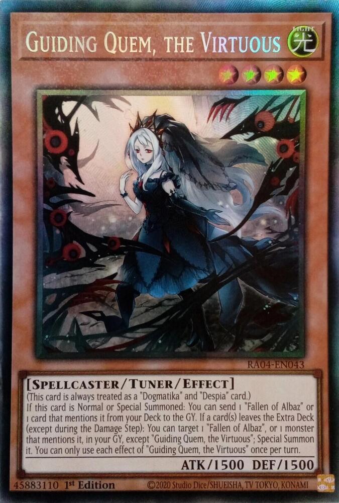 Guiding Quem, the Virtuous [RA04-EN043] Prismatic Collector's Rare