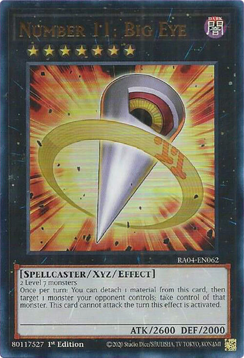 Number 11: Big Eye [RA04-EN062] Ultra Rare