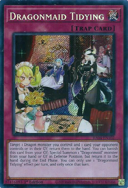 Dragonmaid Tidying [RA04-EN102] Secret Rare