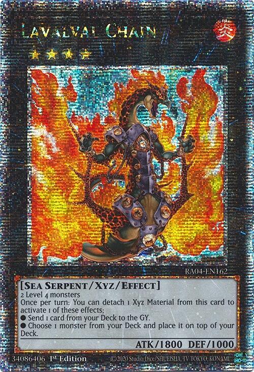 Lavalval Chain [RA04-EN162] Quarter Century Secret Rare