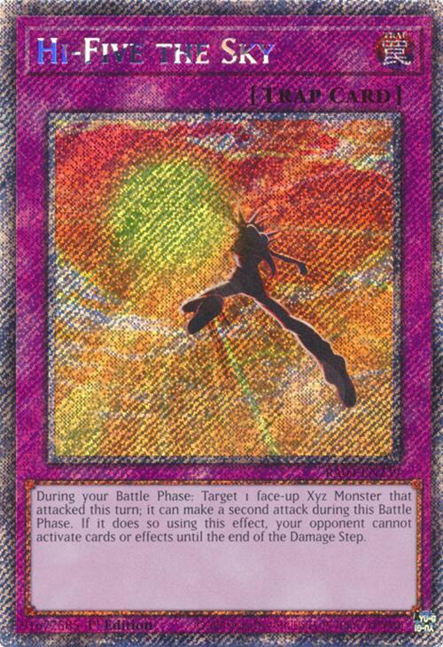 Hi-Five the Sky [RA04-EN239] Platinum Secret Rare