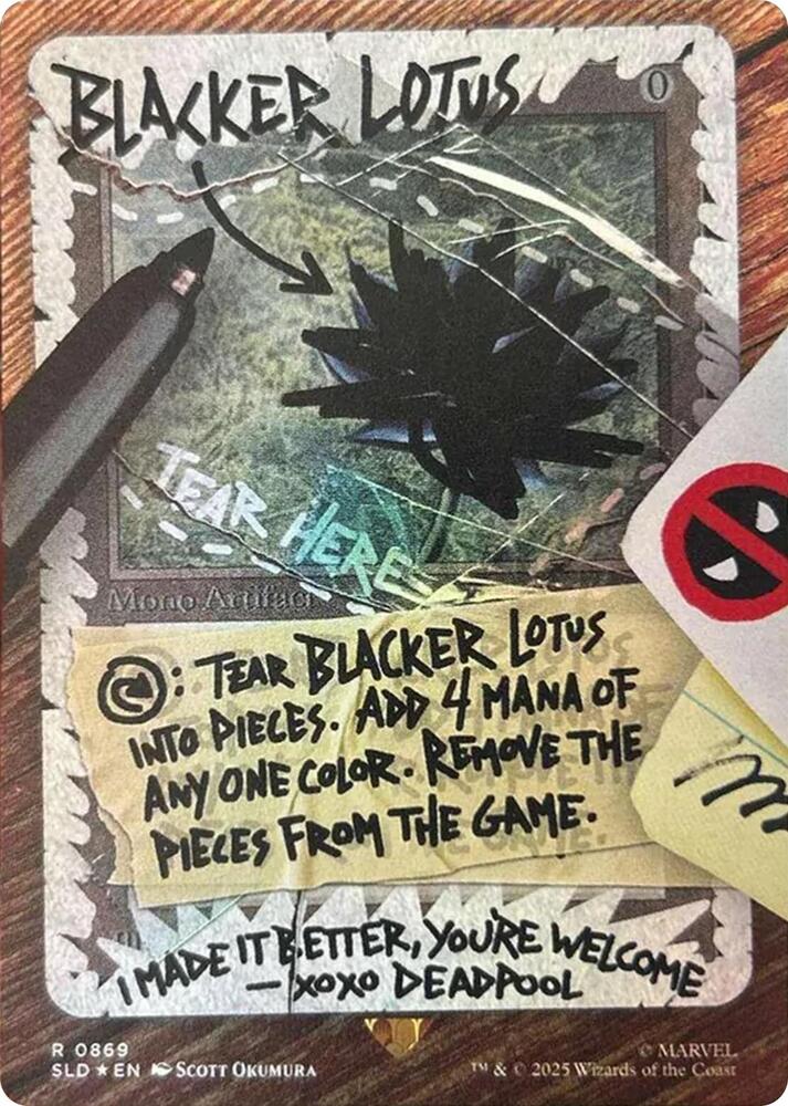 Blacker Lotus (Rainbow Foil) [Secret Lair Drop Series]
