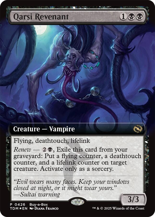 Qarsi Revenant (Extended Art) (Buy-A-Box) [Tarkir: Dragonstorm Promos]
