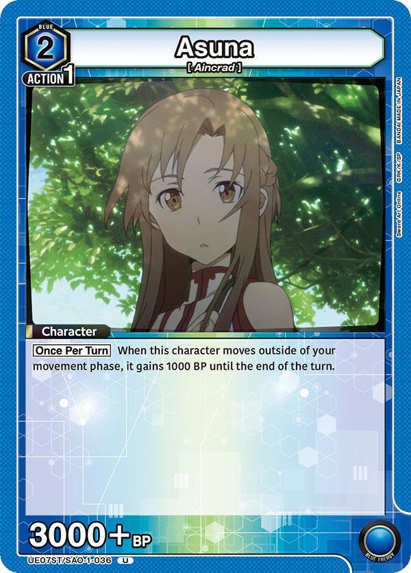 Asuna (036) (UE07ST/SAO-1-036) [UE07ST: Sword Art Online Starter Deck]