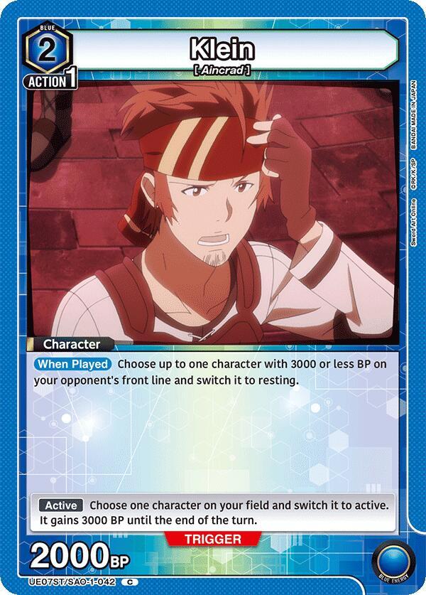 Klein (UE07ST/SAO-1-042) [UE07ST: Sword Art Online Starter Deck]