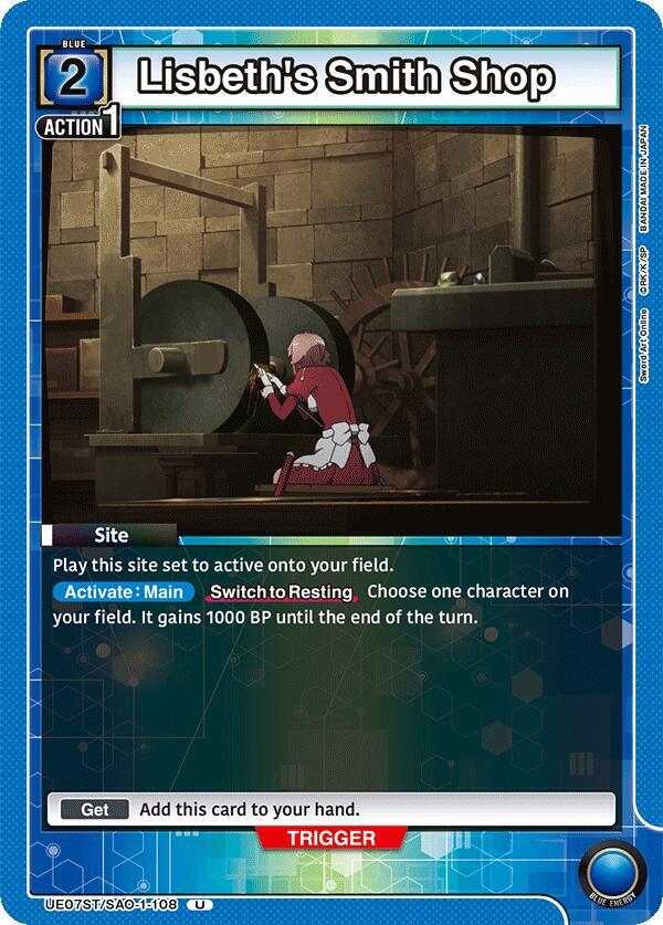 Lisbeth's Smith Shop (UE07ST/SAO-1-108) [UE07ST: Sword Art Online Starter Deck]