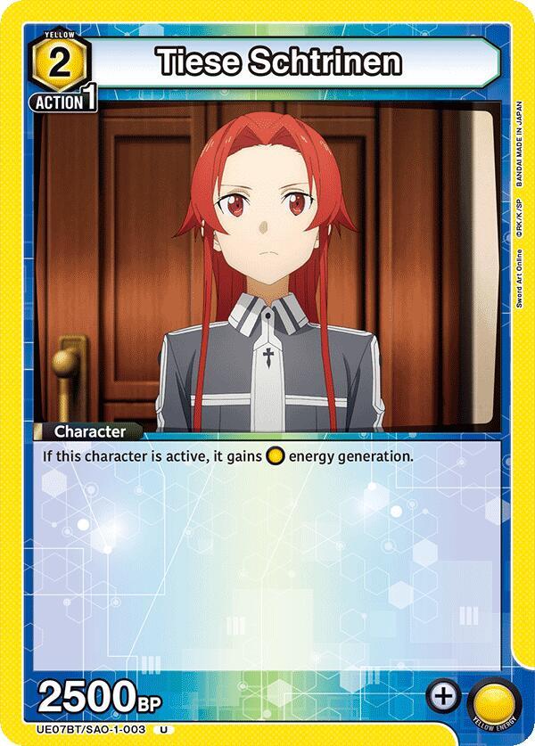 Tiese Schtrinen (UE07BT/SAO-1-003) [UE07BT: Sword Art Online]