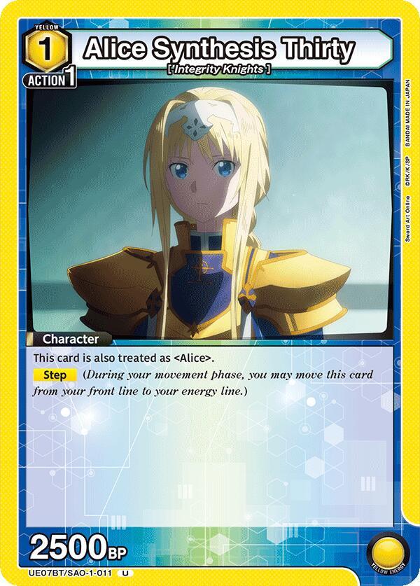 Alice Synthesis Thirty (011) (UE07BT/SAO-1-011) [UE07BT: Sword Art Online]