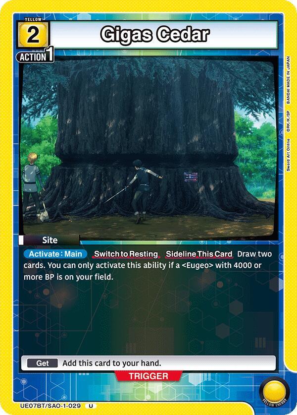 Gigas Cedar (UE07BT/SAO-1-029) [UE07BT: Sword Art Online]