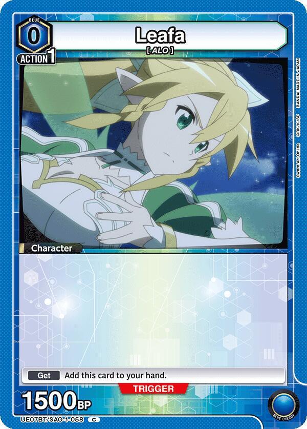 Leafa (058) (UE07BT/SAO-1-058) [UE07BT: Sword Art Online]