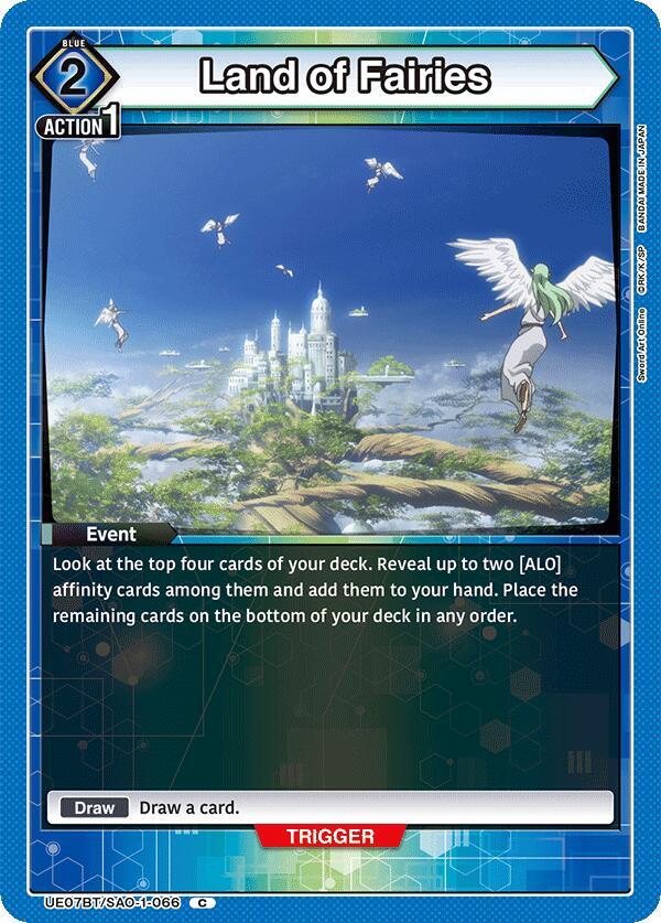 Land of Fairies (UE07BT/SAO-1-066) [UE07BT: Sword Art Online]