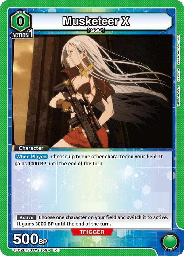 Musketeer X (UE07BT/SAO-1-094) [UE07BT: Sword Art Online]