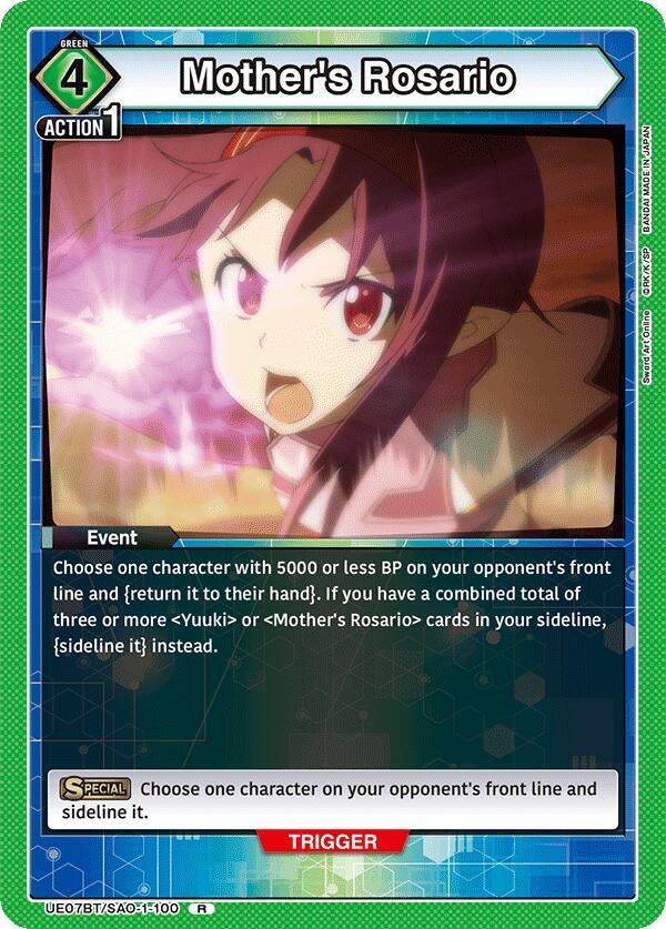 Mother's Rosario (UE07BT/SAO-1-100) [UE07BT: Sword Art Online]