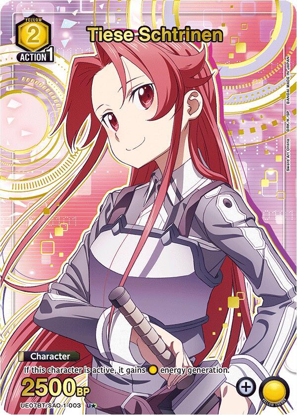 Tiese Schtrinen (U*) (UE07BT/SAO-1-003) [UE07BT: Sword Art Online]