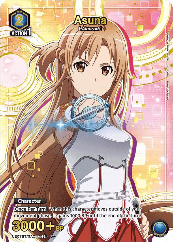 Asuna (036) (U*) (UE07BT/SAO-1-036) [UE07BT: Sword Art Online]