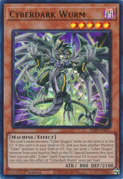 Cyberdark Wurm [ALIN-EN027] Ultra Rare