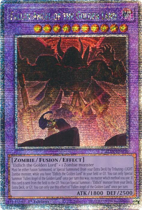 Fallen Angel of the Golden Land [ALIN-EN036] Quarter Century Secret Rare