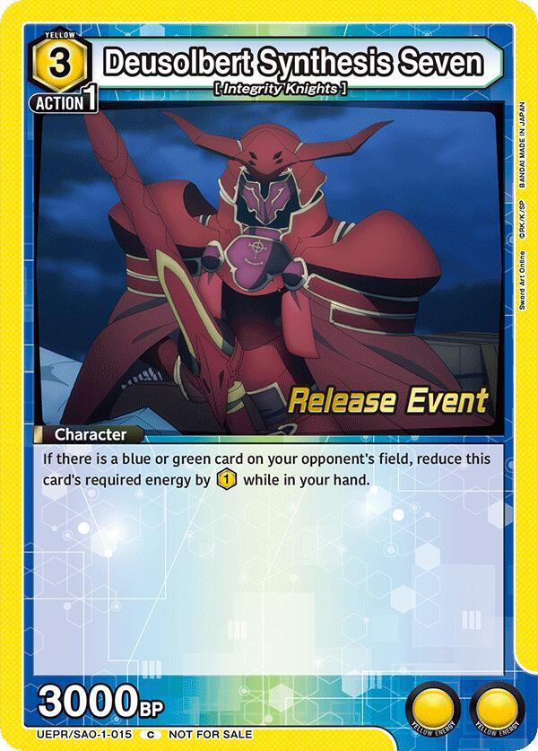 Deusolbert Synthesis Seven (UEPR/SAO-1-015) [UE07BT: Sword Art Online Release Event Cards]