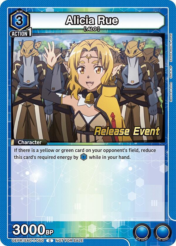 Alicia Rue (UEPR/SAO-1-050) [UE07BT: Sword Art Online Release Event Cards]