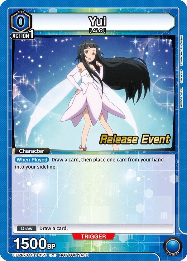 Yui (055) (UEPR/SAO-1-055) [UE07BT: Sword Art Online Release Event Cards]