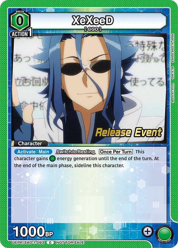 XeXeeD (UEPR/SAO-1-093) [UE07BT: Sword Art Online Release Event Cards]