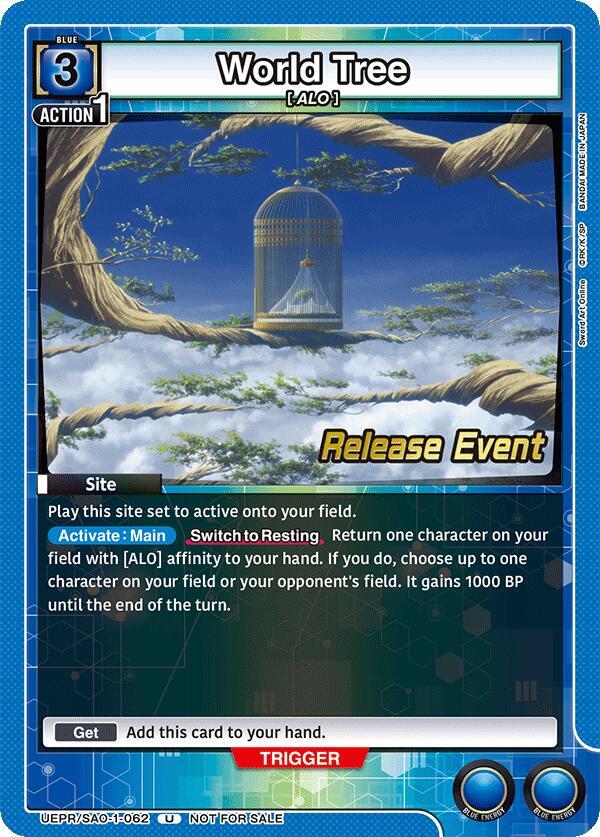 World Tree (UEPR/SAO-1-062) [UE07BT: Sword Art Online Release Event Cards]