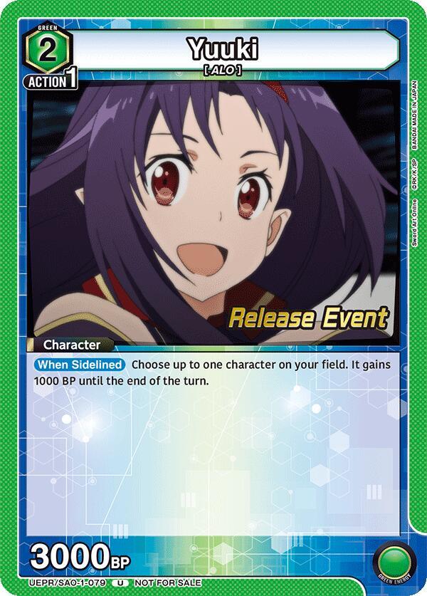 Yuuki (079) (UEPR/SAO-1-079) [UE07BT: Sword Art Online Release Event Cards]