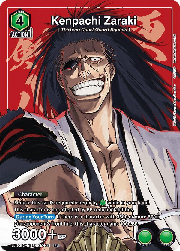 Kenpachi Zaraki (UE01NC/BLC-3-008) [UE01NC: New Card Selection: BLEACH: Thousand-Year Blood War]