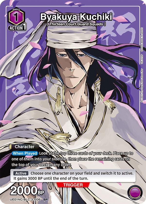 Byakuya Kuchiki (UE01NC/BLC-3-006) [UE01NC: New Card Selection: BLEACH: Thousand-Year Blood War]