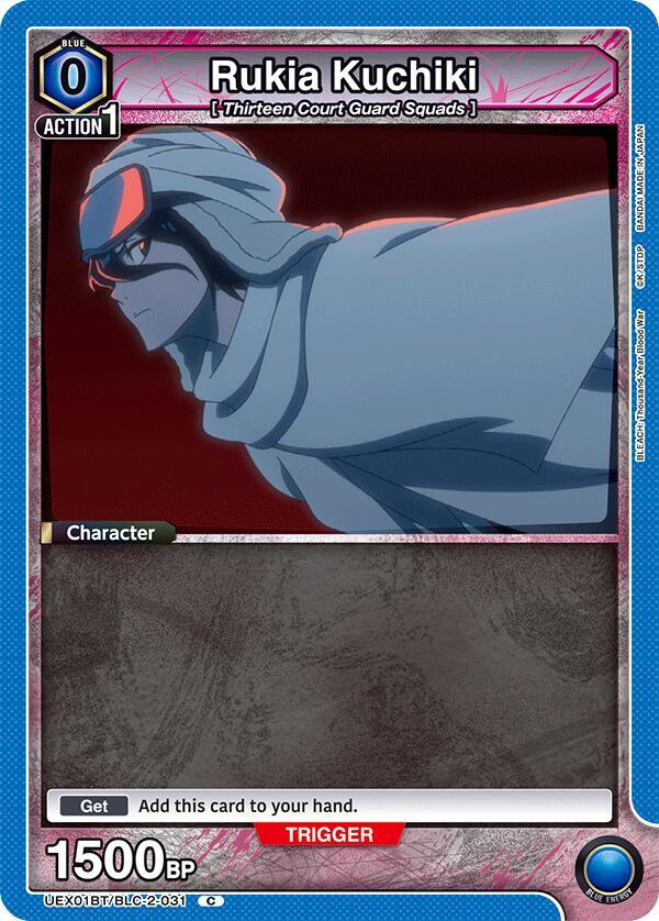Rukia Kuchiki (031) (Box Topper Foil) (UEX01BT/BLC-2-031) [UEX01BT: BLEACH: Thousand-Year Blood War Vol.2]
