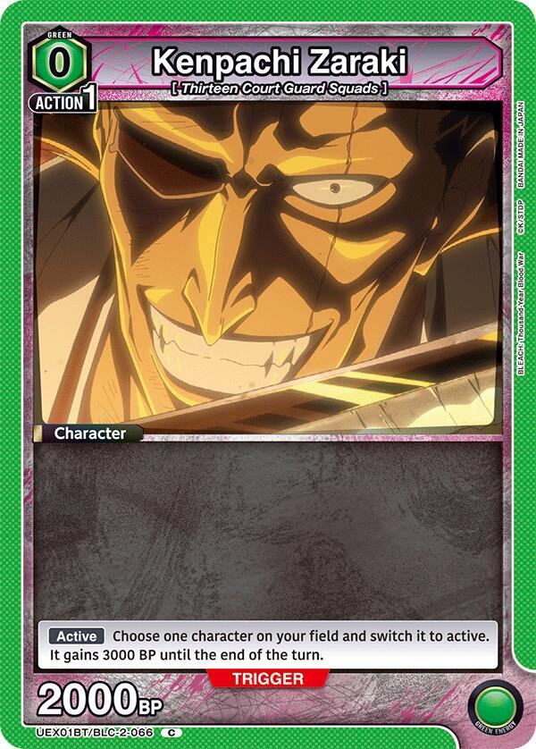Kenpachi Zaraki (Box Topper Foil) (UEX01BT/BLC-2-066) [UEX01BT: BLEACH: Thousand-Year Blood War Vol.2]