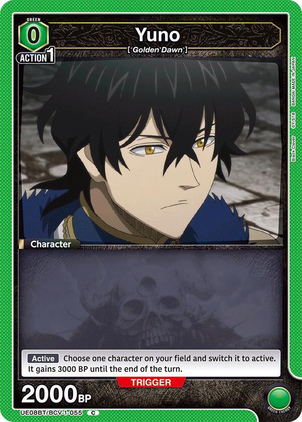 Yuno (055) (Box Topper Foil) (UE08BT/BCV-1-055) [UE08BT: Black Clover]