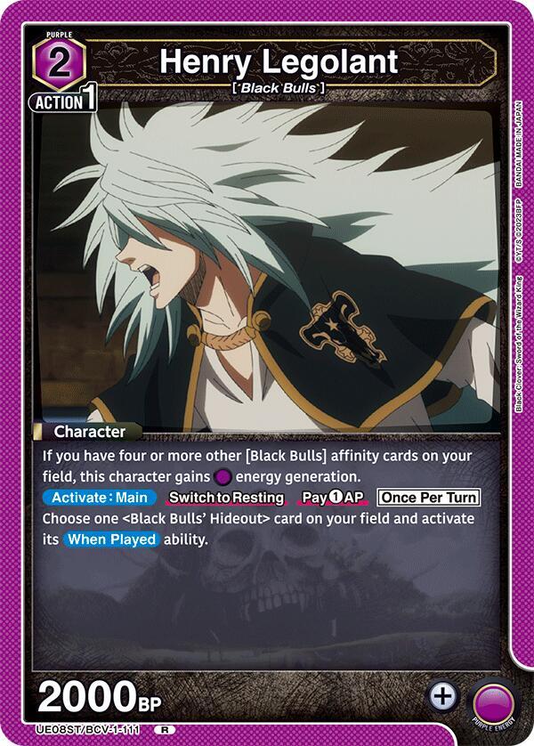 Henry Legolant (UE08ST/BCV-1-111) [UE08ST: Black Clover Starter Deck]