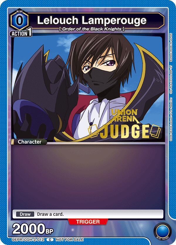 Lelouch Lamperouge (Judge Pack) (UEPR/CGH-2-012) [Union Arena Promotion Cards]