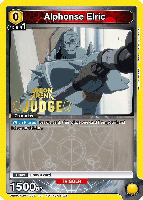 Alphonse Elric (Judge Pack) (UEPR/FMA-1-002) [Union Arena Promotion Cards]