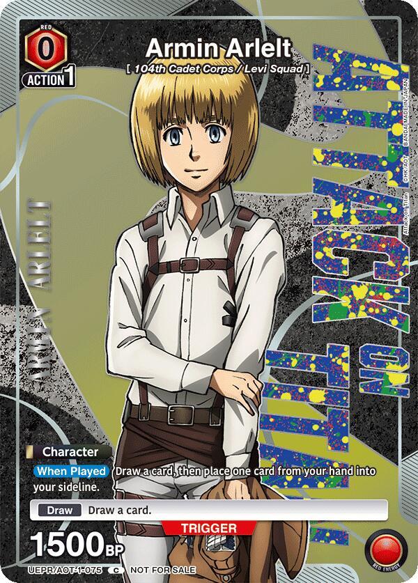 Armin Arlelt (UEPR/AOT-1-075) [Union Arena Promotion Cards]