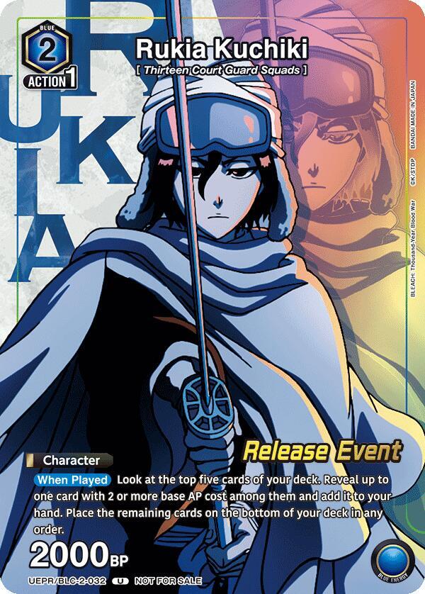 Rukia Kuchiki (Release Event Participation) (UEPR/BLC-2-032) [UEX01BT: BLEACH: Thousand-Year Blood War Vol.2 Release Event Cards]