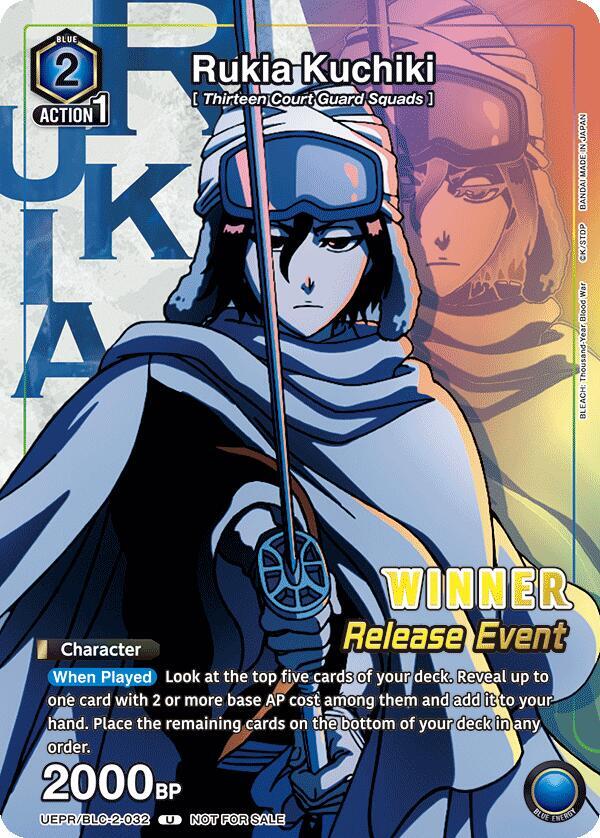 Rukia Kuchiki (Release Event Winner) (UEPR/BCV-1-032) [UEX01BT: BLEACH: Thousand-Year Blood War Vol.2 Release Event Cards]