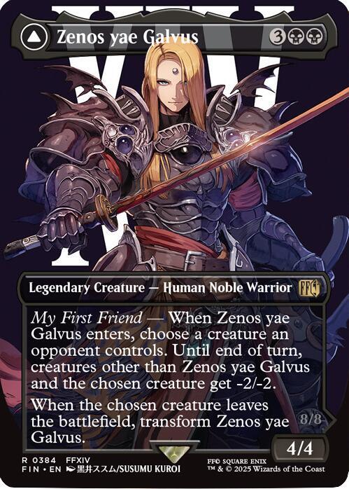 Zenos yae Galvus // Shinryu, Transcendent Rival (Borderless) [FINAL FANTASY]