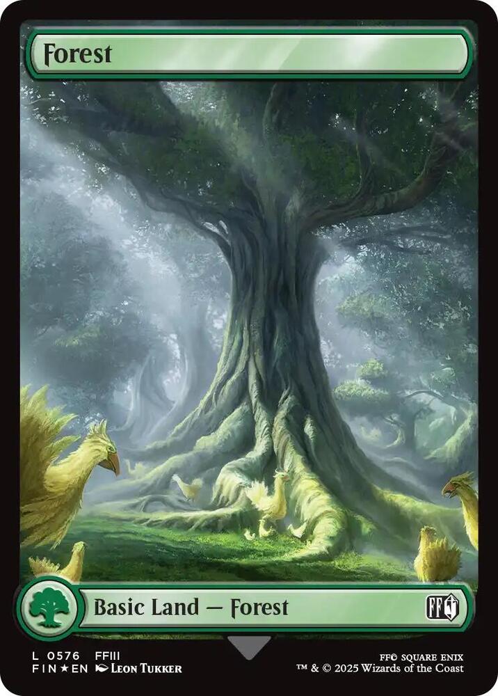 Forest (0576) (Surge Foil) [FINAL FANTASY]