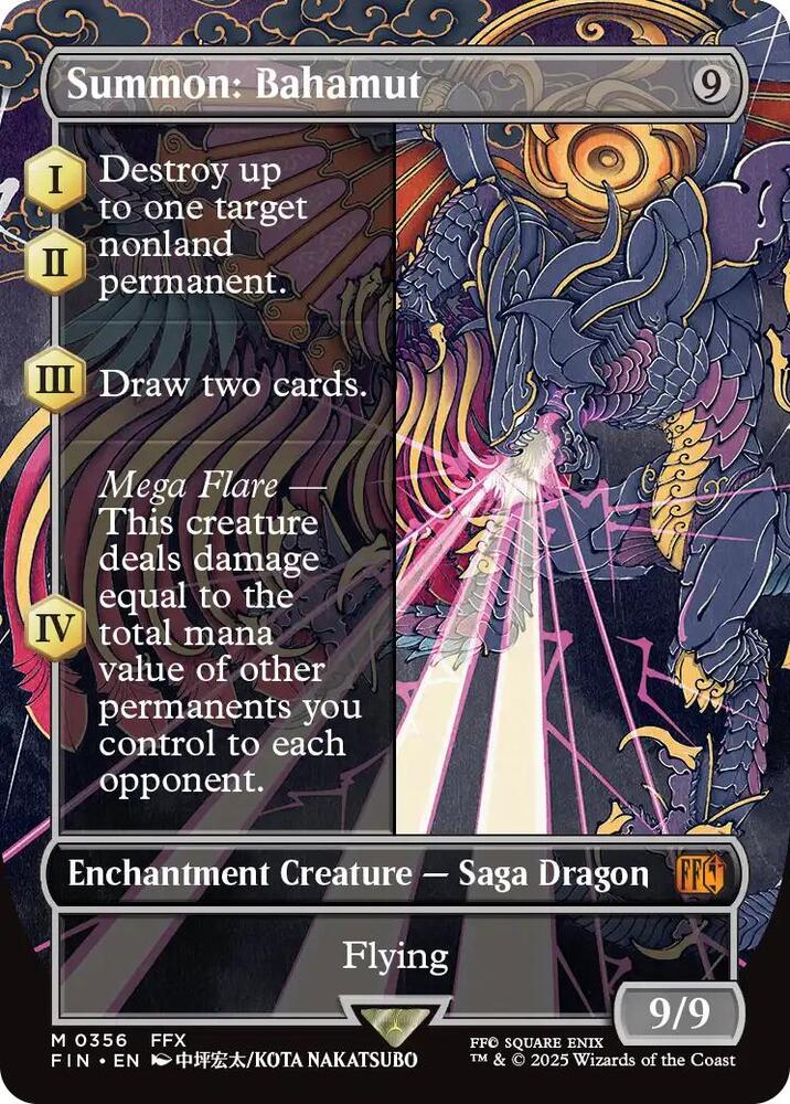 Summon: Bahamut (Borderless) [FINAL FANTASY]